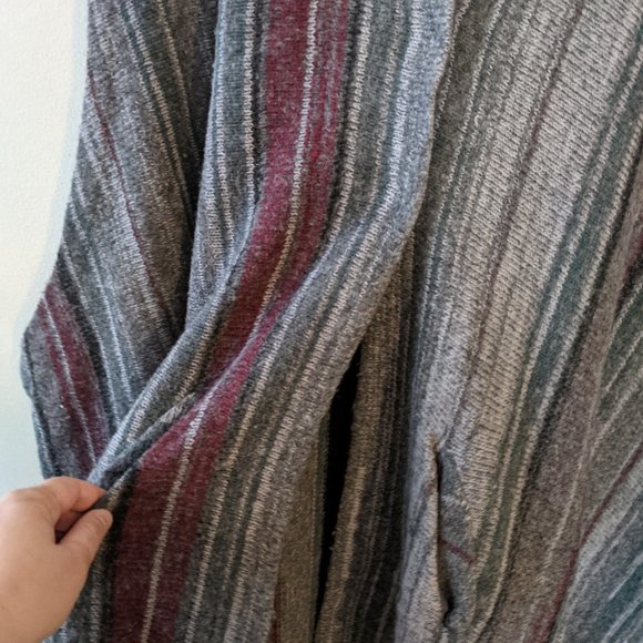 Free People  Striped Knit Poncho - Picture 6 of 11